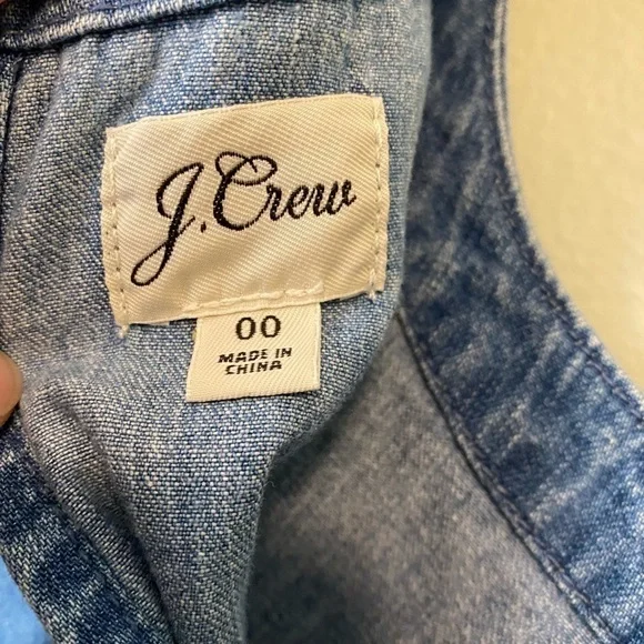 J.CREW Chambray shift dress in spring blossom wash | NWOT - Picture 7 of 12